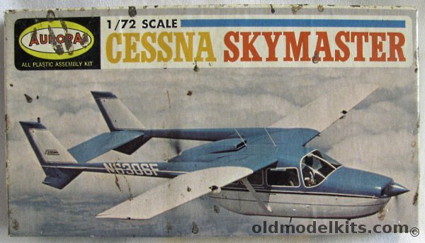 Aurora 1/72 Cessna Skymaster 337 - BAGGED, 279-70 plastic model kit